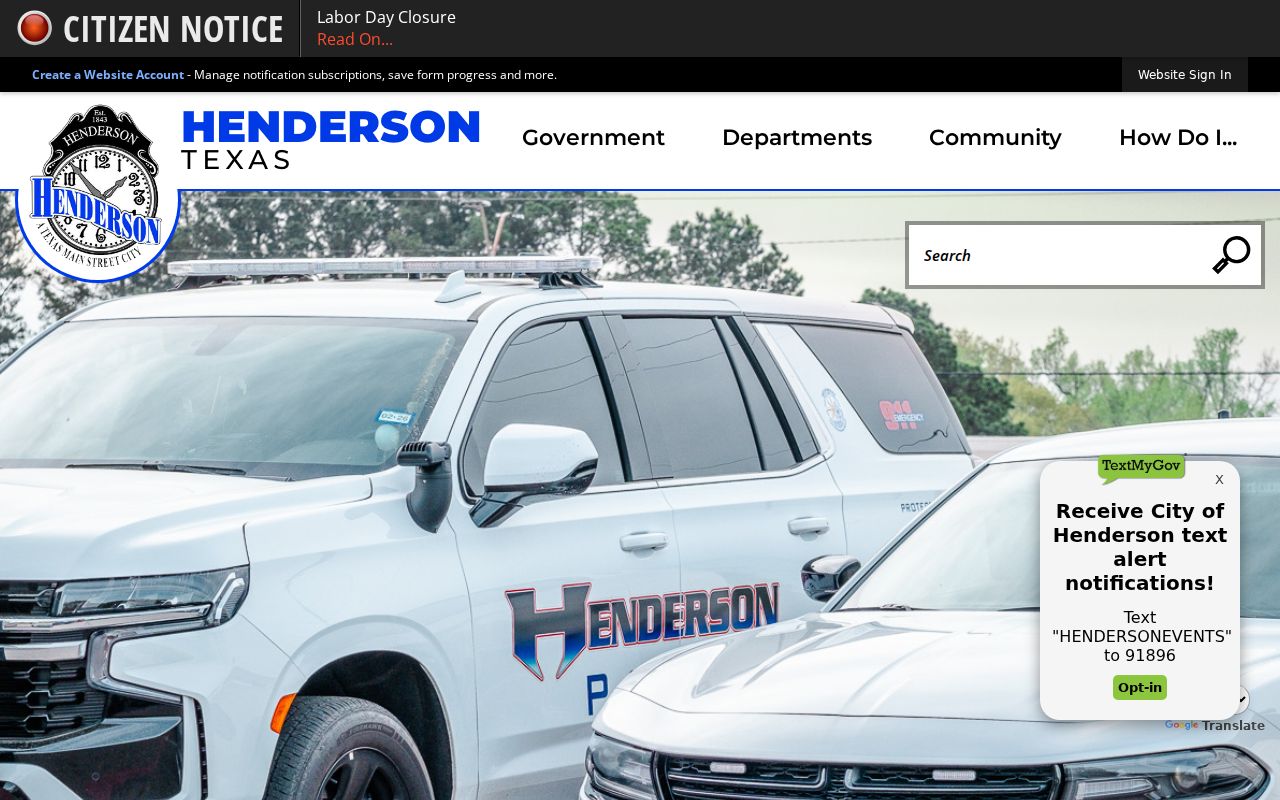 Henderson court docket official city source