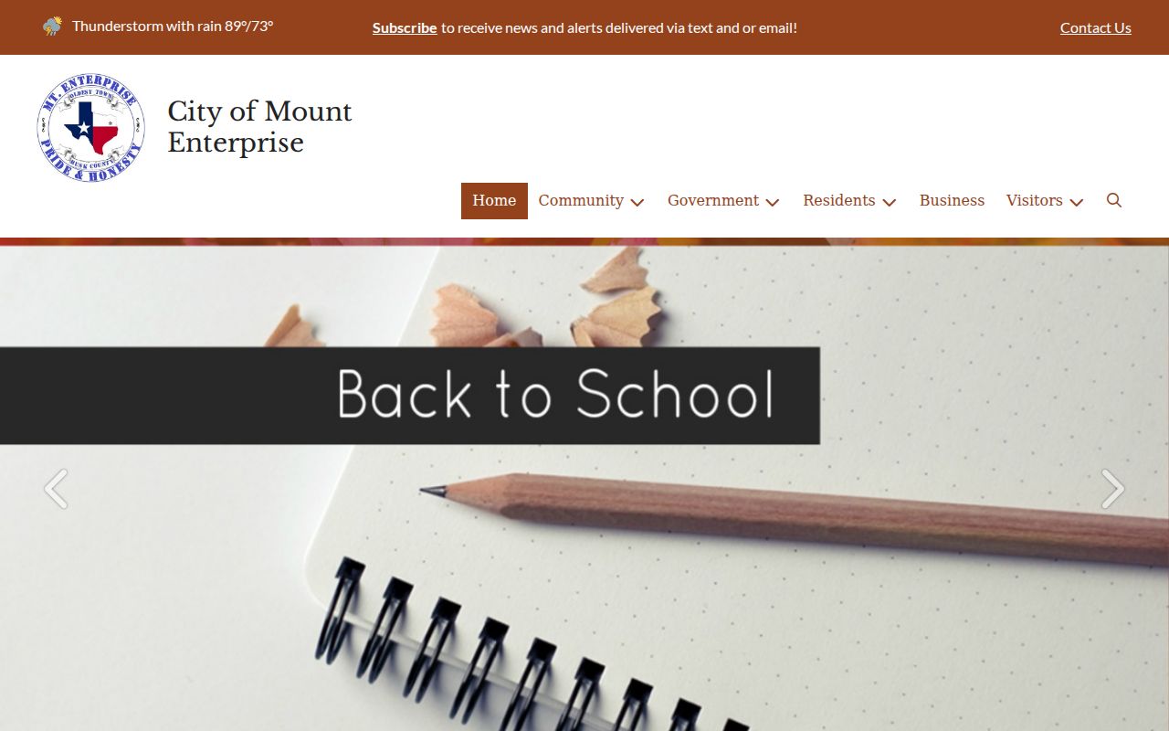 Official Mount Enterprise civic source for court docket navigation